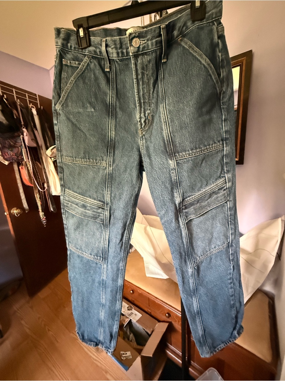 Agolde Cooper Cargo Jeans - Picture 1 of 3